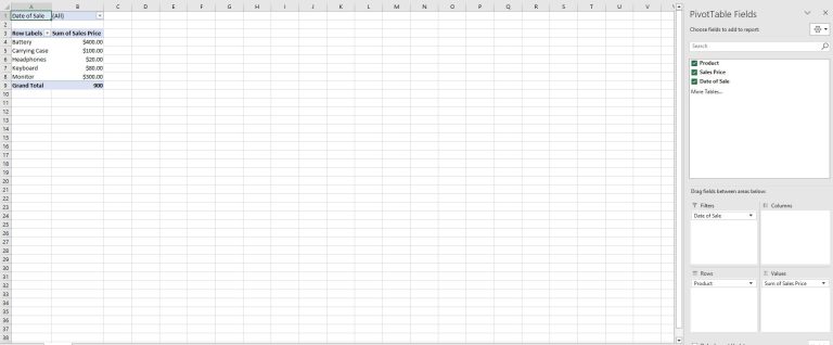 Excel Pivot Table